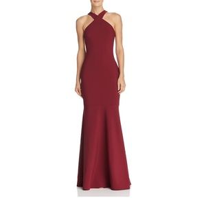 NWT Likely Willa Maroon Burgundy Mermaid Gown